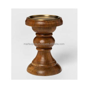 Porte-bougie multi-usages en fer rustique fait main, décoration de maison de style farmhouse, centre de table, idée cadeau de Noël - Product Image 3