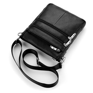 Bolso de Hombro de Cuero Vacuno Multifuncional de Alta Calidad para Hombre de Negocios, Gran Capacidad - Product Image 5