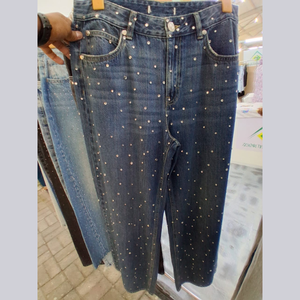 Pantalones retro de cintura alta para mujer, para primavera/verano, corte holgado, diseño moderno, jeans de pierna recta, nueva moda en denim. - Product Image 3