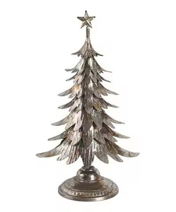 Luxury Metal <b>Christmas</b> <b>Tree</b> Ornament Premium Festive Accent for Winter Home Styling - Product Image 6