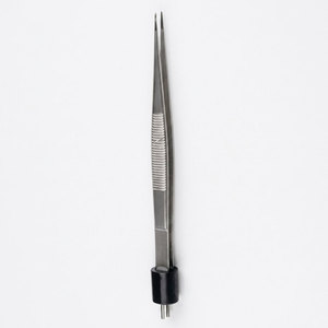 Pinces bipolaires électriques en acier inoxydable Semkin non isolées 14 cm avec pointes de 0,5 mm et 0,7 mm, instrument chirurgical pour microchirurgie - Product Image 1