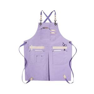 Tablier de luxe léger en toile pour barman professionnel et personnel de bar, avec poches pour outils, résistant à l'eau, en cuir détachable - Product Image 4