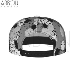 Classic Quality Good Supplier New Arrival Comfortable Custom Logo All-Over Print Streetwear Adjustable <b>Flat</b> Brim 5 Panel <b>Caps</b> - Product Image 3