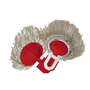 Epaulettes de marinero con base de alambre metálico, tela de fieltro negra, bordado hecho a mano, personalizables - Product Image 3