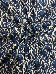 New Design Multicolor Wholesale 100% Cotton Indian Garment Fabric with Floral Hand Block & Screen Print for Home Decor & <b>Bags</b> - Product Image 4