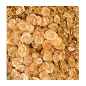 Chips de banane naturelles croustillantes séchées du Vietnam, frites sous vide, en gros, export, en vrac, collation de fruits tropicaux - Product Image 1