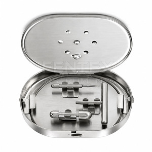 Juego de Extractores de Venas Ortopédicos Nabatoff, Instrumentos Quirúrgicos Veterinarios, Kit de Cirugía de Venas de Acero Inoxidable, Profesional - Product Image 1