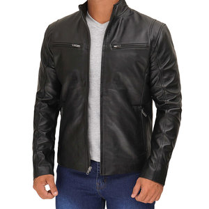 New Arrival Custom Windproof Casual Men <b>Leather</b> <b>Jackets</b> Stylish Fashion High Quality Men <b>Leather</b> <b>Jackets</b> - Product Image 6