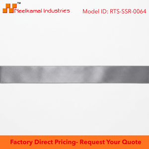 25mm Steel Gray Single Face Satin Ribbon Factory Direct 5 Rolls x 8 Meter for Executive Gift <b>Bows</b> Retail Displays Events Bulk - Product Image 6
