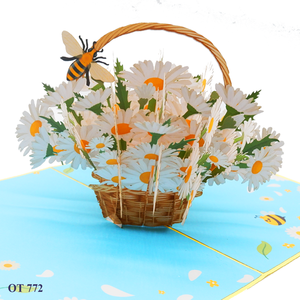 Mejor precio Pure Love 3D Pop Up Card Artesanías de papel de Vietnam Venta caliente Tarjeta de felicitación Regalos y manualidades Diseño personalizado - Product Image 1