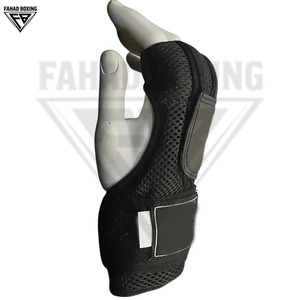 Adjustable Neoprene With <b>Velcro</b> Wrist Support For Martial Arts Sparring And Fitness Breathable Design Unisex Boxing Quick Wraps - Product Image 3
