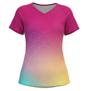 Camiseta Deportiva de Yoga sin Mangas para Mujer, Transpirable, Holgada, Informal, Diseño Sublimado, Hecha de Tela de Malla 100% Algodón Ecológico de Secado Rápido - Product Image 6