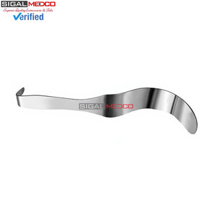 Retractor Manual de Calidad Premium, 1 Pulgada x 9 Pulgadas, Mango Sólido, Cirugía General, Acero Inoxidable de Grado Alemán, Certificado CE - Product Image 6