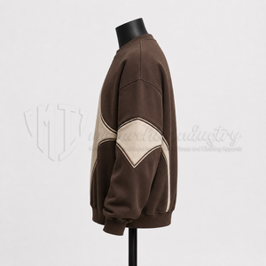 Sudadera Personalizada para Hombre, Cuello Redondo, Felpa, Estilo Urbano, Color Block, Fabricante, Venta al Por Mayor - Product Image 5