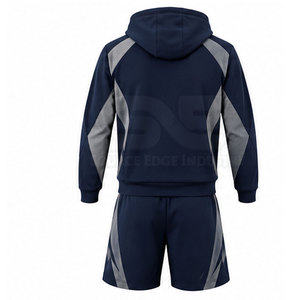 Ensemble de survêtement court pour homme, taille plus, couleur personnalisée, respirant, léger, de haute qualité, tenue de sport - Product Image 2