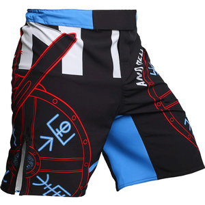 Shorts MMA UFC personnalisés, 100% polyester, 240g, imprimés par transfert thermique, design unique, équipement de combat, vente en gros, vêtements d'arts martiaux pour hommes - Product Image 4