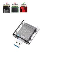 Caja para SSD SATA FYX Swap, Carcasa de 1.5Gbps, Adaptador de Tarjeta de Alta Velocidad, Protocolo SATA de Estado Sólido, M.2 NGFF, USB 3.0, Caja para Disco Duro