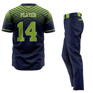 Uniforme de baseball personnalisé avec logo, respirant, de haute qualité, dernier design, vêtements d'équipe, vente chaude, prix abordable - Product Image 3