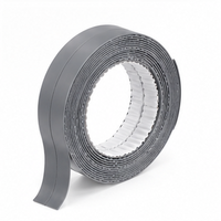 Bande d'étanchéité autocollante en PVC gris pour bord de lavabo, 22 mm x 3,2 m, étanche, pour cuisine et salle de bain