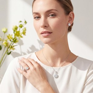 Anillo de Diamantes de 1 Quilate con Certificado IGI, Chapado en Oro sobre Plata de Ley 925, Cultivado en Laboratorio, CVD, con Piedras Laterales de 0.3 Quilates, VS1 FG, Joyería de Lujo para Mujer - Product Image 5