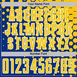 Uniforme de Fútbol Personalizado, Camiseta de Fútbol con Impresión por Transferencia de Calor, Manga Corta, Secado Rápido, Amarillo y Azul - Product Image 5