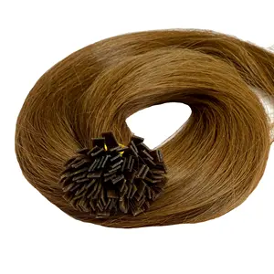 وصلات إطالة شعر مستوية ذات طرف مستعار طبيعي فيتنامي مصفوفة في غشاء يشبه فروة الرأس بنسبة 100% تم الحصول عليها بطريقة أخلاقية من المصنع بسعر الجملة