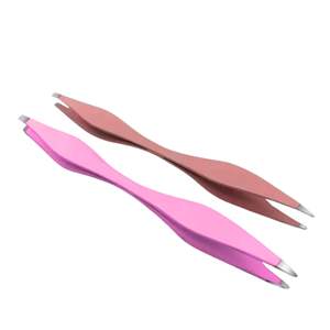 Pinces à cils et sourcils en acier inoxydable de haute qualité, à double embout, pointues, pour extensions de cils, outils de beauté - Product Image 6