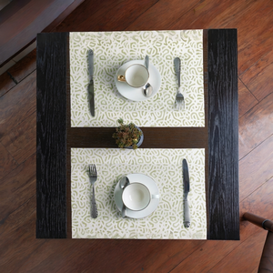 Modern Cotton Table <b>Placemats</b> Non-Slip Washable Heat Resistant Mats for Dining Room & Kitchen - Product Image 1