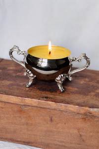 Recipientes Decorativos de Metal para Velas, Elegantes Contenedores para Hacer Velas, para Decoración de Interiores de Sala de Estar Contemporánea - Product Image 2