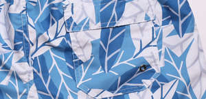 Shorts de Baño Formales Azules para Hombre, Tejidos, con Logotipo Frontal, de Secado Rápido, con Cintura Elástica - Product Image 5