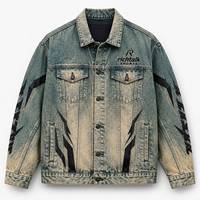 Veste en jean sur mesure RICHTALK SPORTS pour homme, modèle 2026, la plus vendue, écologique, respirante, design avant-gardiste, haute qualité, prix abordable