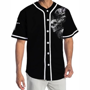 เสื้อเบสบอลแบบซับลิเมชั่นพร้อมผ้าดูดซับเหงื่อสำหรับนักกีฬา - Product Image 5