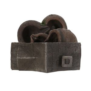 23.5\" High ALFRED 4-Tier Outdoor LED-Lit Fountain in Brown & Gray - Product Image 5