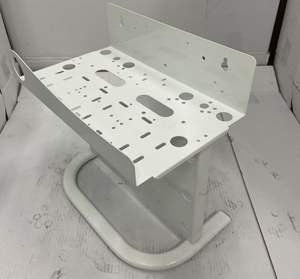 HOME XIANG K1003 Taiwan-Made <b>White</b> 1.5mm Thick SPHC-PO Manual Water Purifier Stand <b>Bracket</b> 1 Year Warranty for Filter Parts - Product Image 3