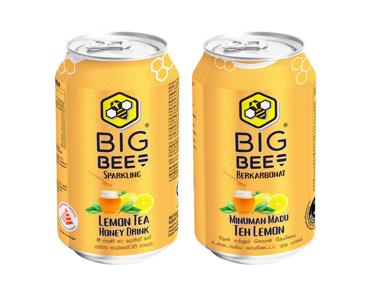 BIG BEE Honey & Grass Jelly Drink - Low-Carb Health Option