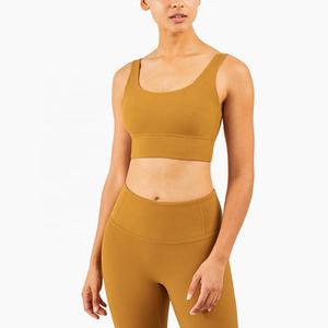 Ropa Deportiva personalizada para mujer, sujetador y mallas sin costuras para Fitness, conjunto de Yoga de dos piezas para gimnasio - Product Image 1