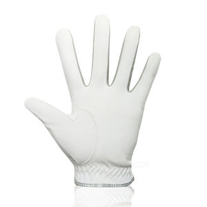 Gants de golf en peau de mouton personnalisés de qualité supérieure pour gaucher, unisexe, paire, OEM avec emballage et marquage personnalisés pour le sport - Product Image 6