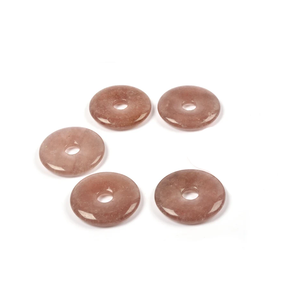 Donuts en cristal naturel, Donuts en pierre de quartz fraise, Donuts en pierre gemme, Donuts en cristal, Donuts de guérison en pierres gemmes Reiki, Agate en gros - Product Image 5