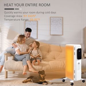 Caminetto Elettrico Indipendente con Riscaldamento 161 Sq. Stufa Elettrica a Cristalli di Carbonio, Capacità 600/900/1500 W, Bianca, 3 Modalità, Timer, Telecomando - Product Image 4