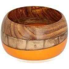 Bracelet manchette en bois sculpté fait main à bas prix en Inde - Product Image 2