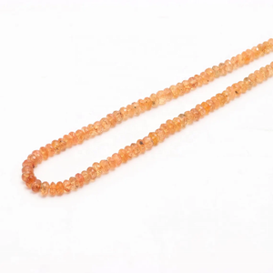 ลูกปัดพลอยบุษราคัม AAA + เหลี่ยมเพชรพลอยขนาด5.5มม. หลวมธรรมชาติ - Product Image 5