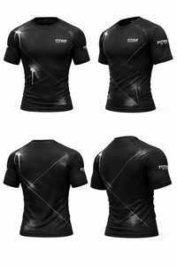 เสื้อแรชการ์ดผู้ชายป้องกันรังสียูวี เป็นมิตรกับสิ่งแวดล้อม แห้งเร็ว มีโลโก้ด้านหน้า เหมาะสำหรับเล่นเซิร์ฟ ว่ายน้ำ และกิจกรรมกลางแจ้ง - Product Image 5