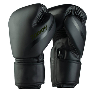 Custom Leather Unisex Boxing <b>Gloves</b> for Kickboxing Muay Thai MMA Training OEM Factory Direct Wholesale Supplier Professional - Product Image 2