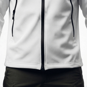 Chaqueta Bomber Impermeable, Transpirable y de Secado Rápido con Cremallera Larga para Senderismo, con Logotipo Personalizado, Chaqueta de Invierno Unisex con Capucha de Tejido Softshell - Product Image 4