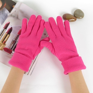 Gants d'hiver en polaire abordables, doux, chauds et confortables, pour hommes, femmes et enfants, gants de sport pour l'extérieur par temps froid - Product Image 5