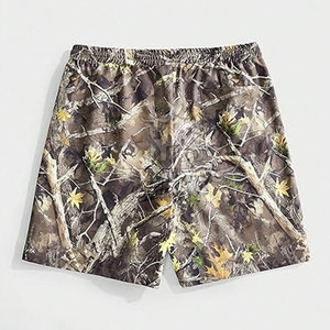 Pantalones Cortos de Playa con Estampado de Jungla de Primera Calidad Hechos a Medida para Hombre, 100% Algodón, Ecológicos, Estilo Urbano, Material Duradero, Precio Razonable - Product Image 2