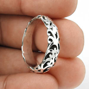 Anillo de Plata de Ley 925 Creativo y de Diseño para Hombre y Mujer, Certificado IGI, Joyería Bohemia Disponible a un Precio Razonable - Product Image 3