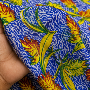 Tela de satén suave con estampado digital y bordado para caftanes y abayas de los Emiratos Árabes Unidos, ideal para compradores de textiles de moda modesta. - Product Image 5