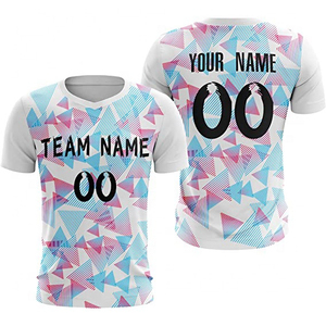 Maillot de football américain unisexe personnalisé à col rond, imprimé, manches courtes, bretelles réglables, taille élastique, UPF 50, respirant, séchage rapide - Product Image 1
