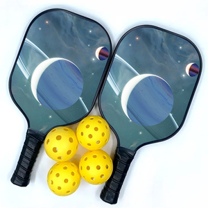 Pala de Pickleball con Cara Compuesta, Mango Acolchado, Punto Dulce Amplio Avanzado, Peso Equilibrado, Golpes Potentes, Excelente Efecto de Rotación, Interior - Product Image 2